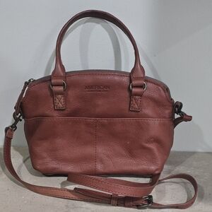 American Leather Co. Leather Satchel - Rich Brown